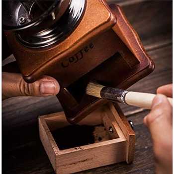 Gambar produk TYI Kuas Pembersih Gilingan Kopi Natural Bristles Plastik - TYI-B8