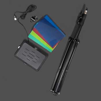 Gambar produk TaffSTUDIO Lampu Studio Fill Light Dimmable 3in1 Color with Tripod 1.6M 8 Inch - ZD610