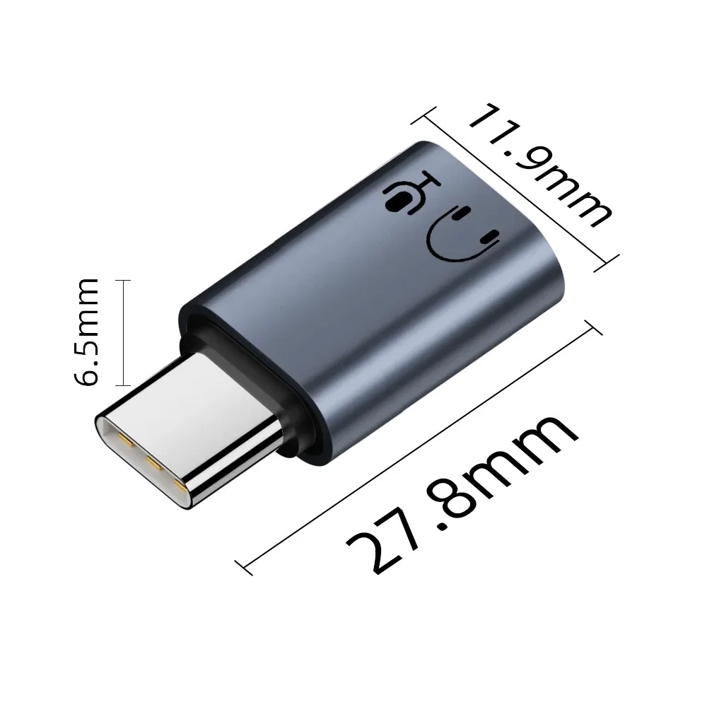 Gambar produk KRENGO OTG USB Type C Male to Lightning Female iPhone Earpods Adapter - CX0524