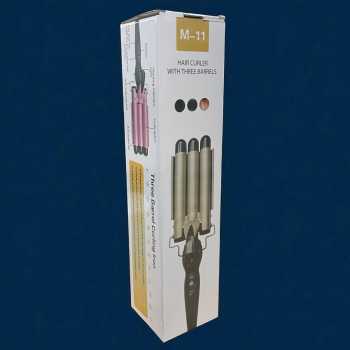 Gambar produk CHIGNON Catokan Rambut 3 Barrel Hair Curling Wavy Iron 25mm 70W - M-11