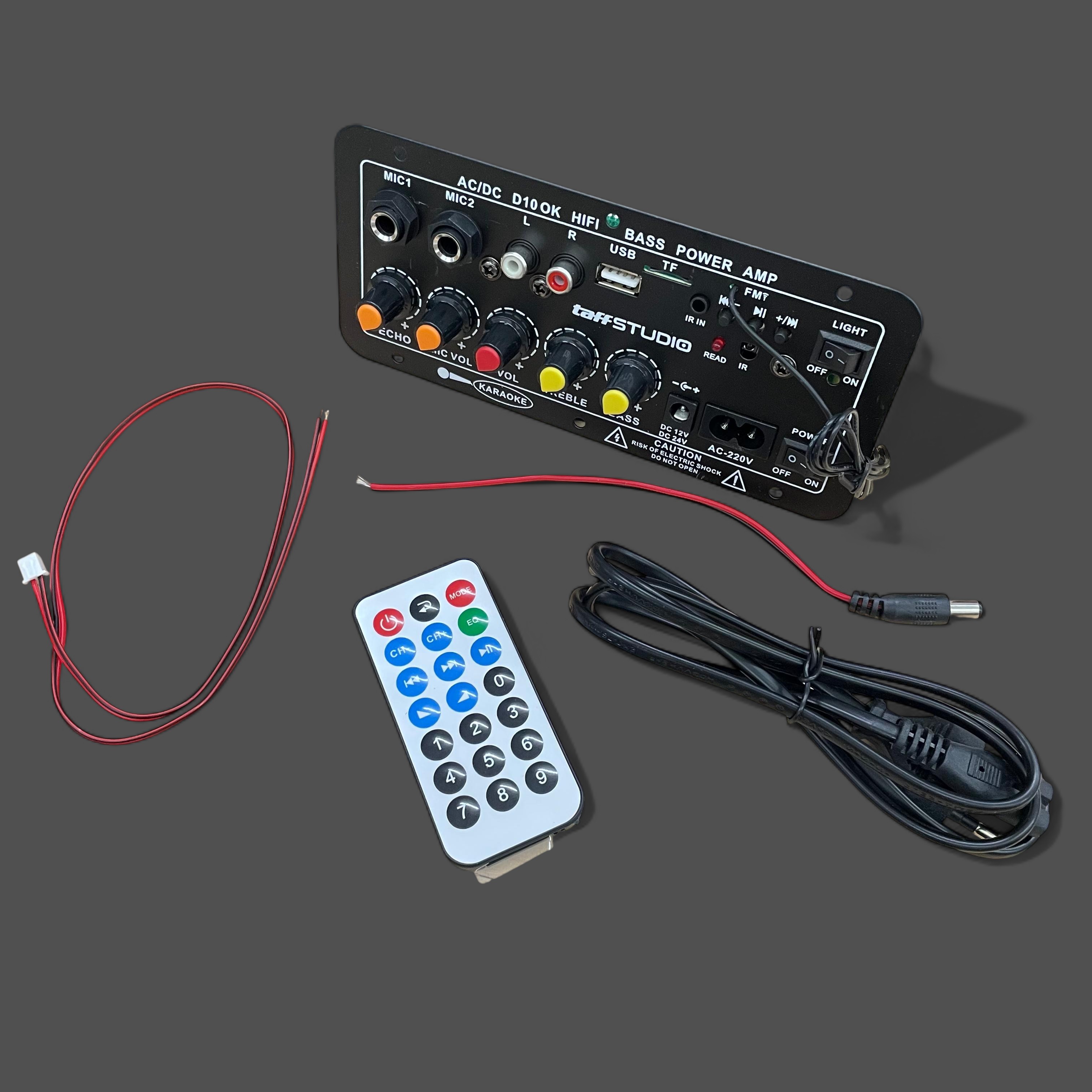 Gambar produk TaffSTUDIO Amplifier Board Audio Bluetooth USB FM Subwoofer DIY 400W - D10OK