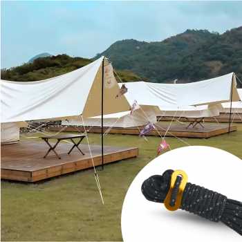 Gambar produk RayMING Tali Paracord Tali Tenda Climbing Rope 4M 4 Roll - RY1A