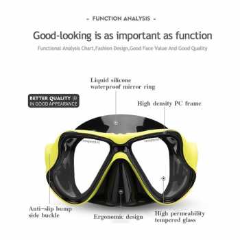 Gambar produk UVO Kacamata Selam Snorkeling Diving Googgles Anti Fog - U-88
