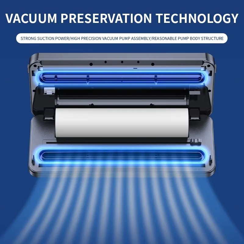 Gambar produk XAIMIJI Alat Vakum Makanan Vacuum Sealer Packaging Machine 120W - FKJ-3900
