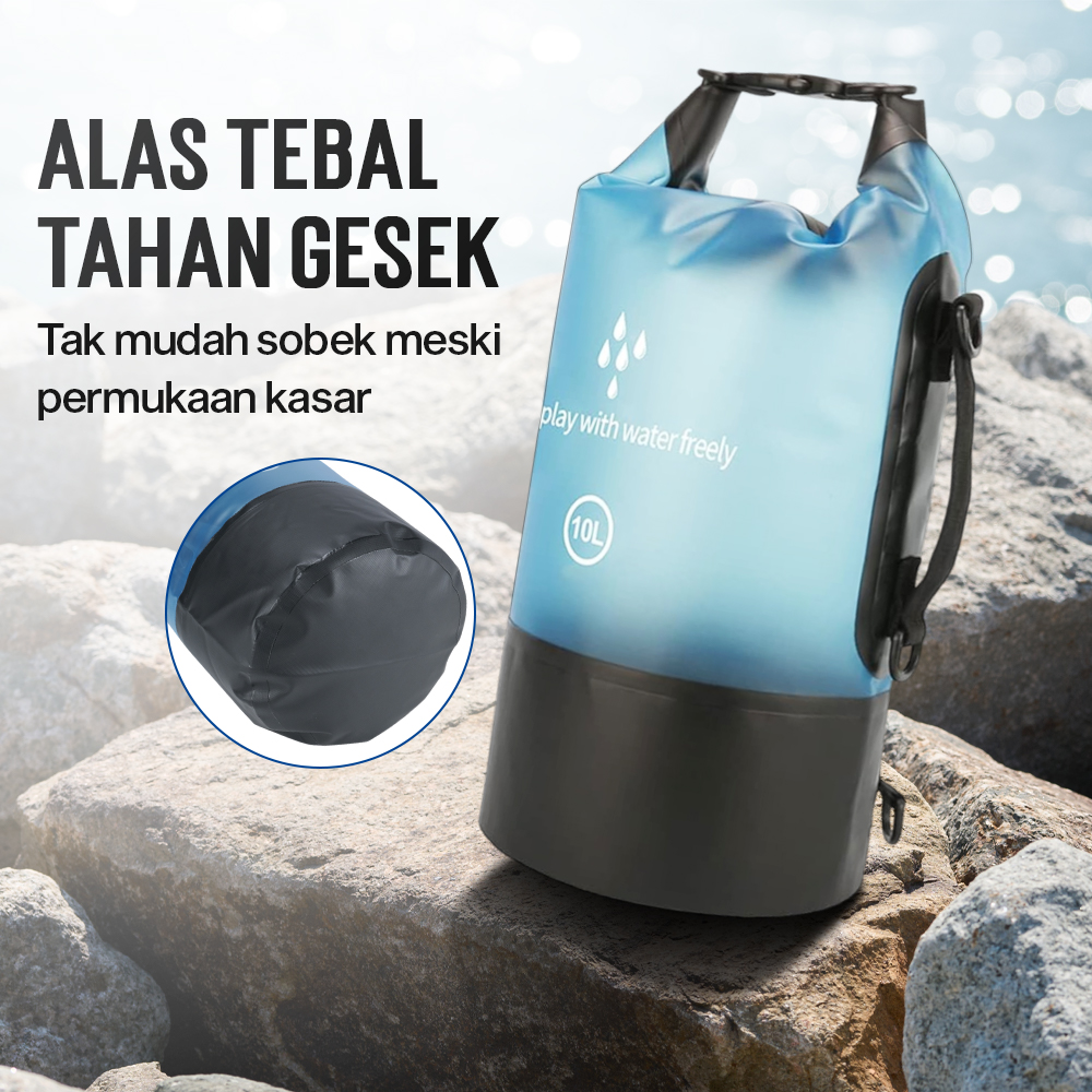 Gambar produk ZEST Tas Outdoor Waterproof Bucket Dry Bag 10L - OB109