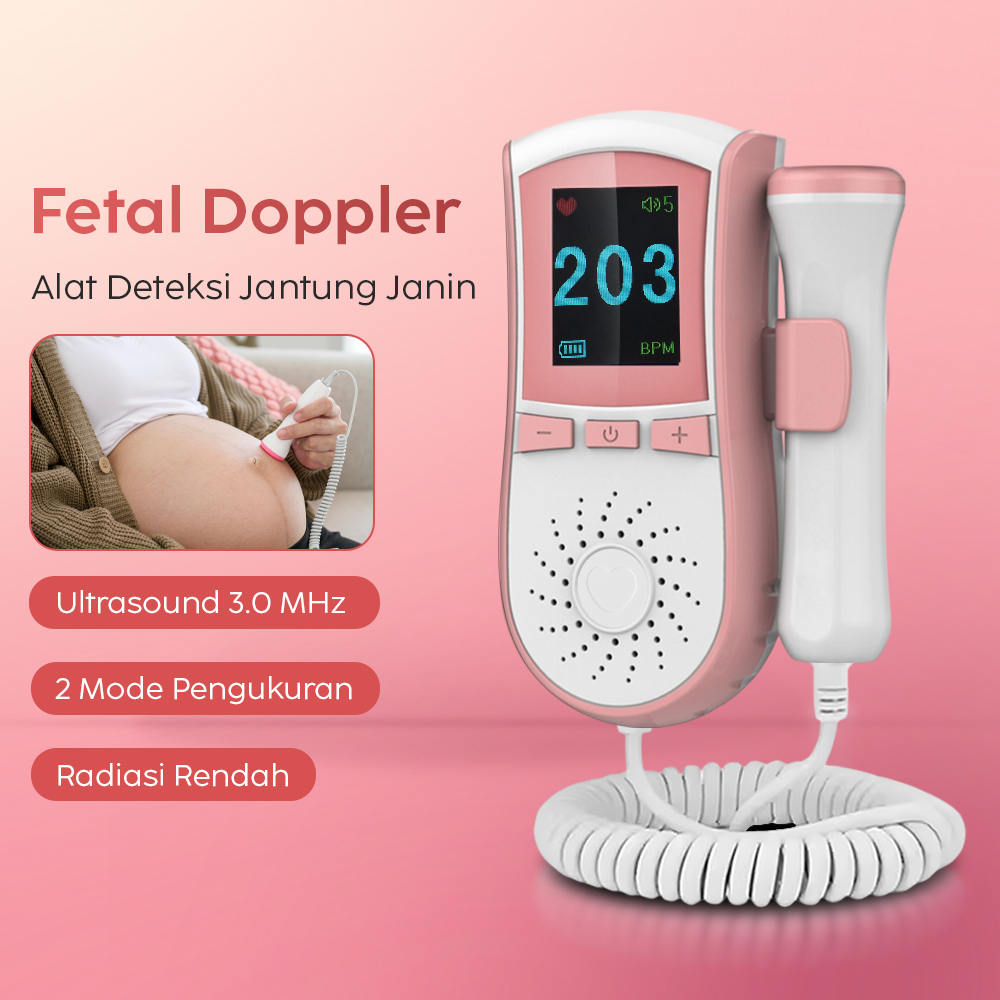 Gambar produk Youwen Alat Deteksi Jantung Janin Fetal Doppler Graphic Heartrate - JSL-T503