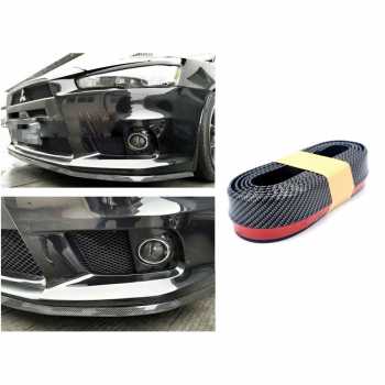 Gambar produk SAMURAI Stiker Carbon Fiber Anti Collision Strip Bumper Mobil 2.5M - TY354