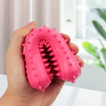Gambar produk Bonelonov Mainan Anjing Chew Toy Soft Rubber Bite Model Tulang 4 PCS - INU138