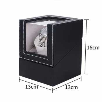 Gambar produk IGERN Watch Winder Pemutar Jam Tangan Otomatis 1 Slot Dual Power 13cm - IG-160