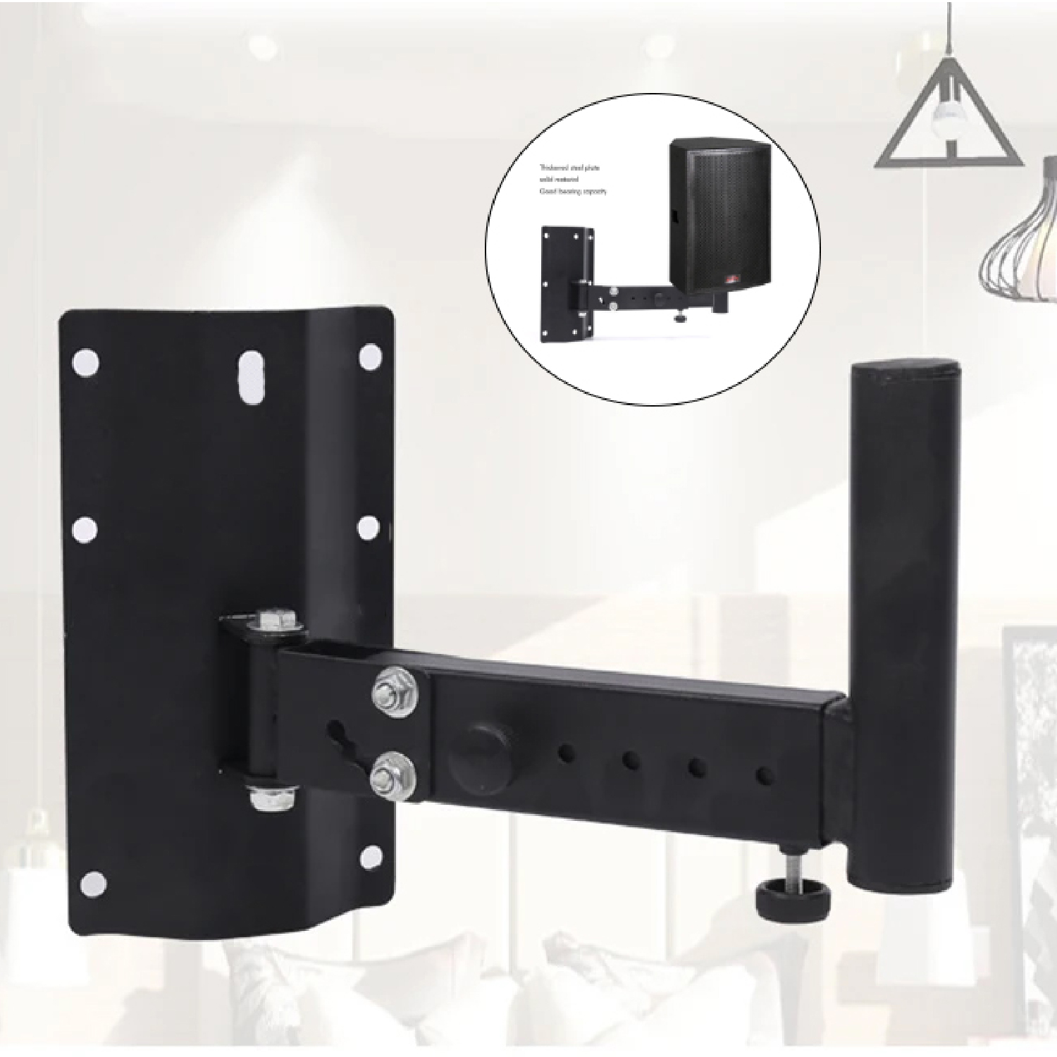 Gambar produk WELSBERG Bracket Speaker Stand Dinding Wall Mount Telescopic 2 PCS - SPS-501