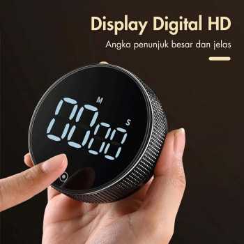 Gambar produk WEMGO Timer Masak Dapur Digital Rotary Kitchen Countdown - H-217