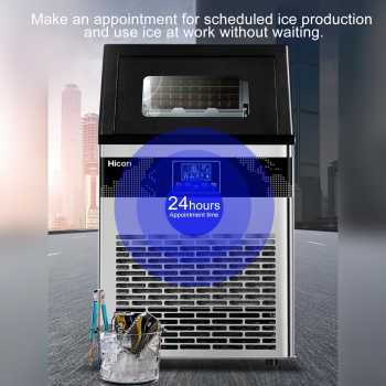 Gambar produk Hicon Mesin Es Batu Kotak Otomatis Ice Maker Machine 70kg 220W - HZB-60FAB