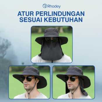 Gambar produk Rhodey Topi Rimba Outdoor Anti UV Waterproof Boonie Hat Nylon - GL012