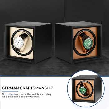 Gambar produk IGERN Watch Winder Pemutar Jam Tangan Otomatis 1 Slot Type C 13cm - 077WT