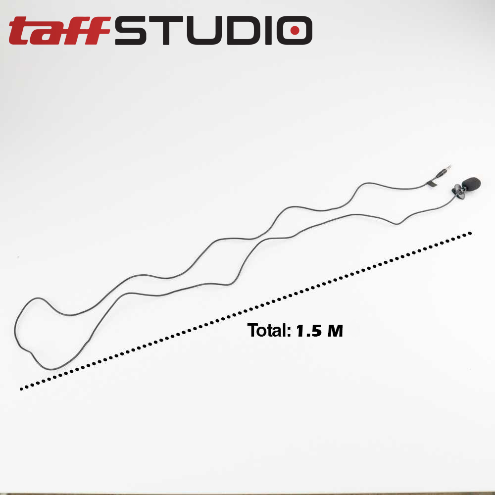 Gambar produk TaffSTUDIO 3.5mm Microphone Clip for Smartphone Laptop Tablet 1.5M - SR-503