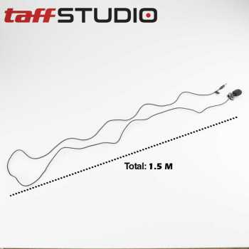 Gambar produk TaffSTUDIO 3.5mm Microphone Clip for Smartphone Laptop Tablet 1.5M - SR-503