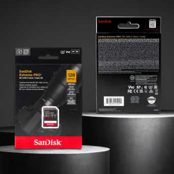 Gambar produk SanDisk Extreme Pro SDXC UHS-II Card U3 Class 10 300MB/s 128GB - SDSDXDM