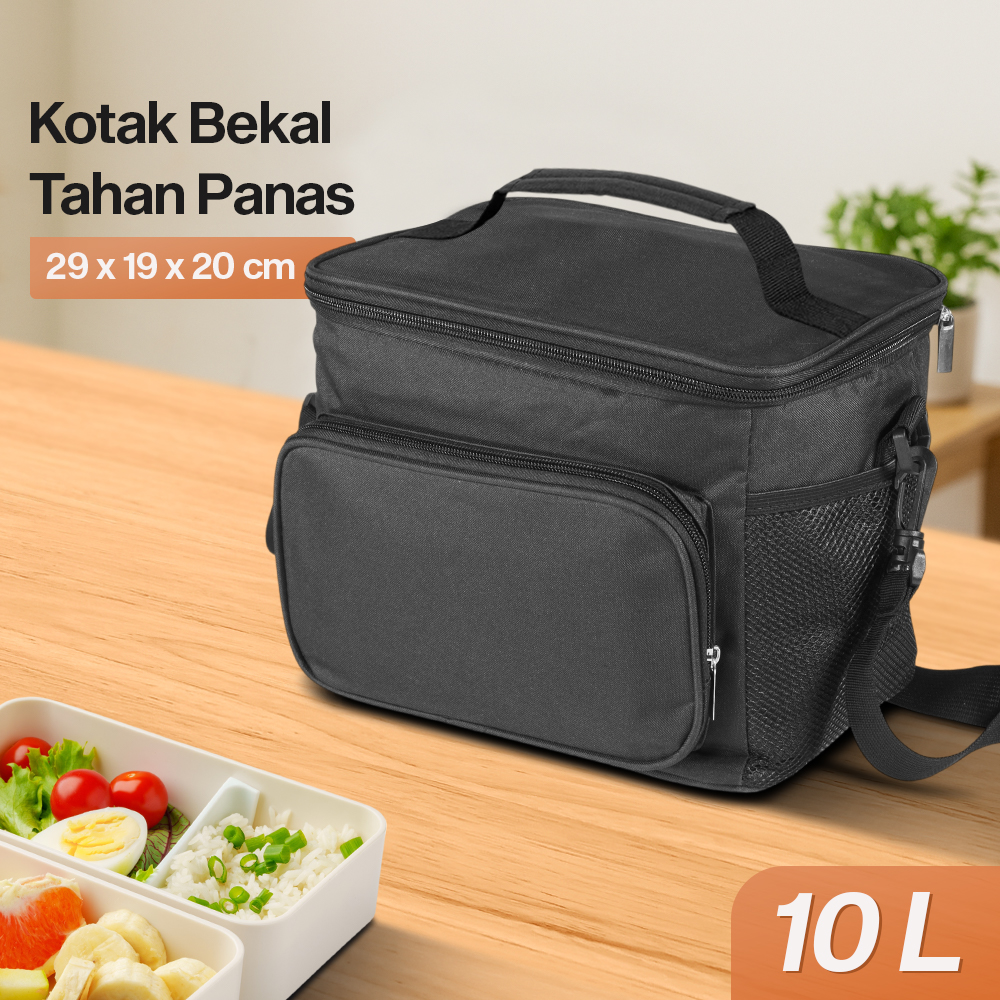 Gambar produk WILLSTAR Tas Piknik Hot and Cold Insulated Lunch Bag Leakproof 10L - WS25
