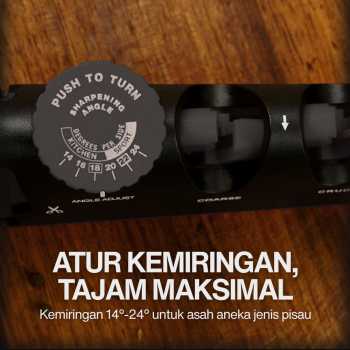 Gambar produk WAK Pengasah Pisau Dapur 4in1 Gunting Knife Sharpener Profesional - WK2003C