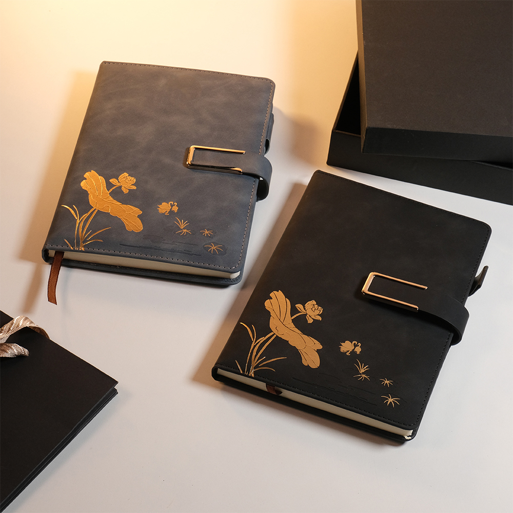 Gambar produk Toddi Set Buku Jurnal Leather Notebook Diary 80GSM 200 Halaman - JG663