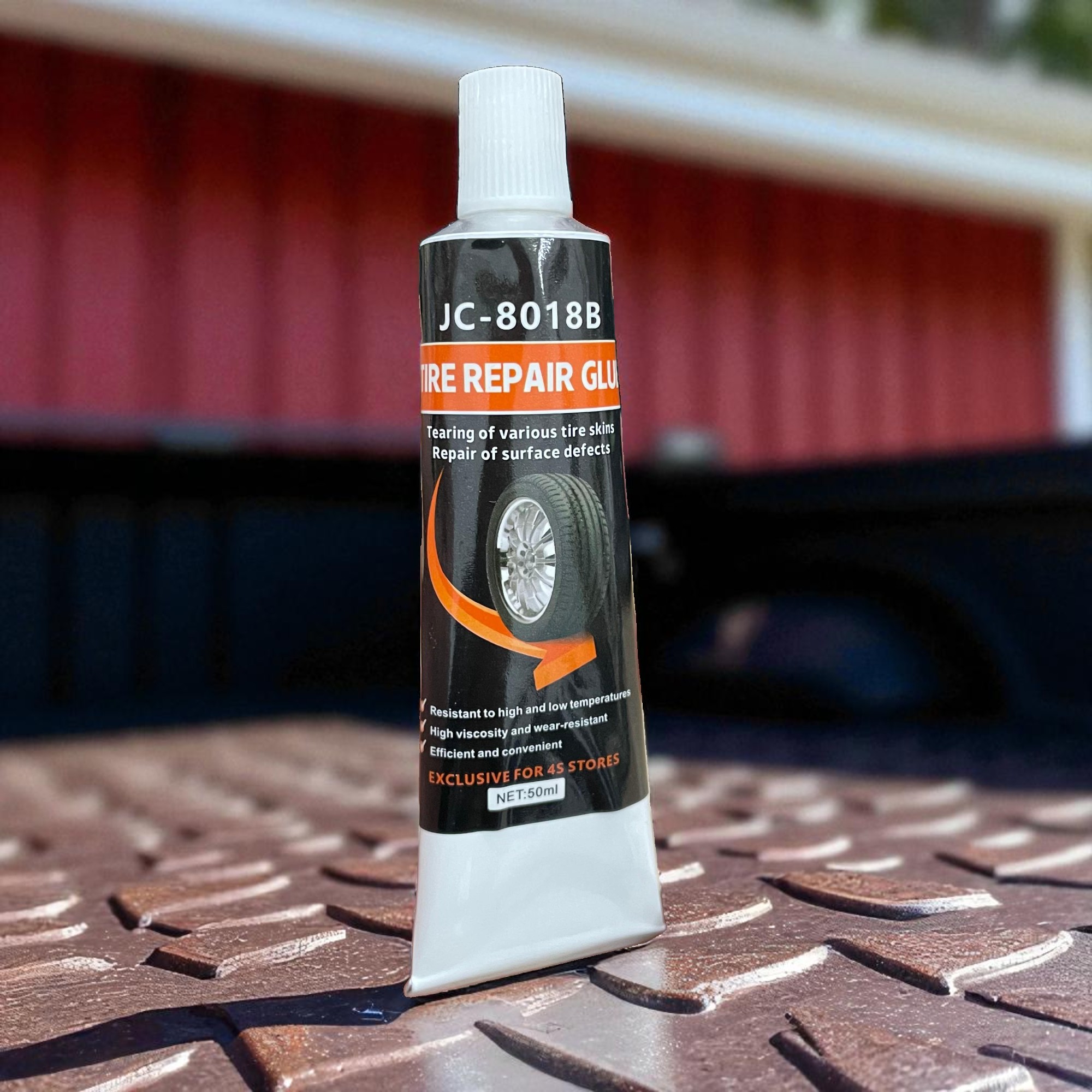 Gambar produk CHENG Lem Tambal Ban Mobil Car Tire Repair Glue Resistant 50ml 1PCS - JC-8018B