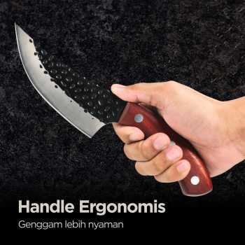 Gambar produk XITUO Pisau Daging Tajam Carbon Steel 60 HRC Forged Butcher Knife - DL040