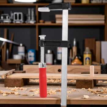 Gambar produk PIHER Klem Jepit F Woodworking Fixed Fixture Quick Clamp 80x500mm - P1