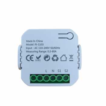 Gambar produk Tuya Smart Energy Meter 80A WiFi with Current Transformer Clamp kWh - PJ-1103