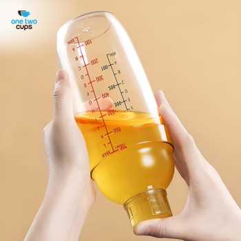 Gambar produk One Two Cups Cocktail Shaker Mixer Bartender Cobbler Cup Style 700ml - B0569