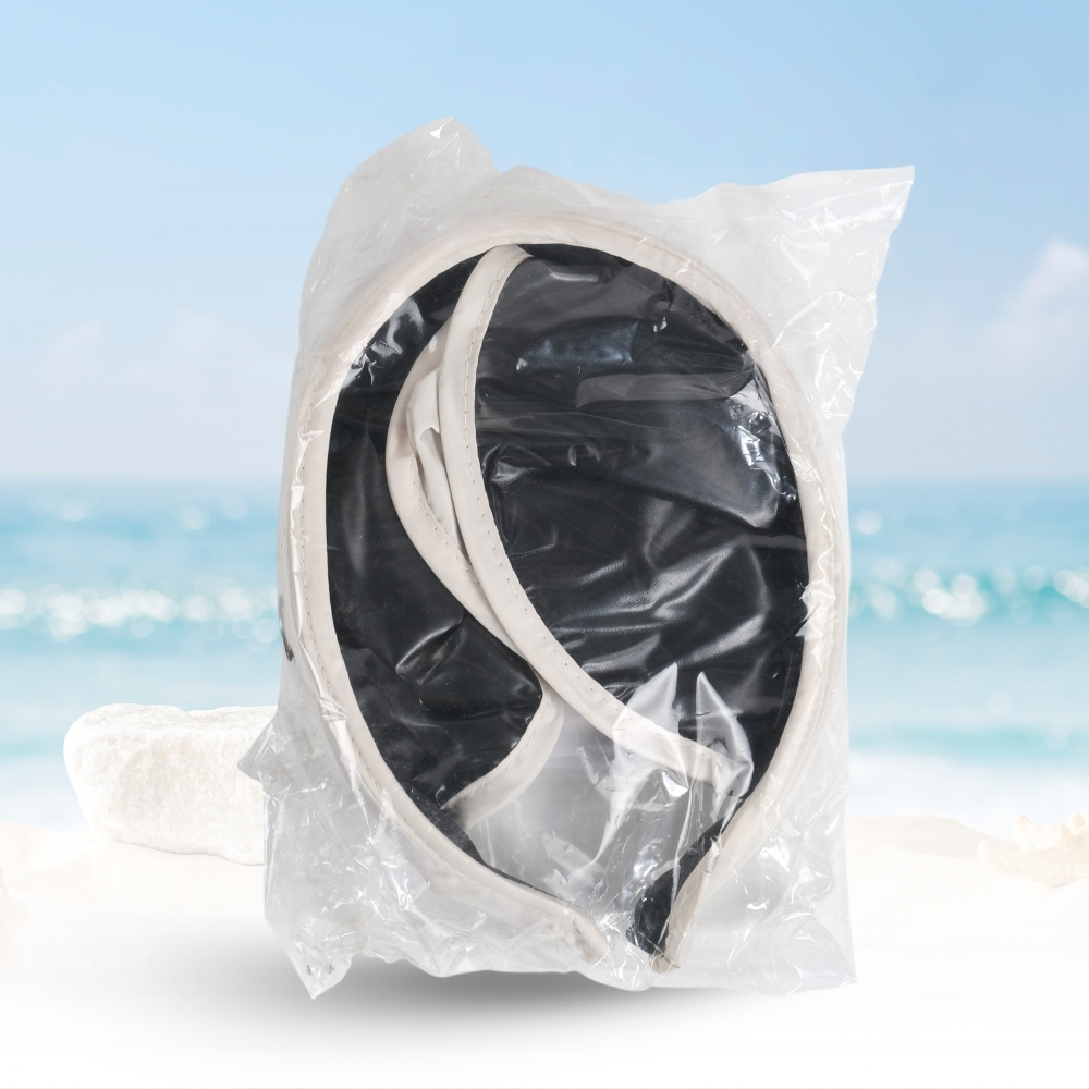 Gambar produk Kaka Topi Pantai Anti UV Wanita Sun Visor Hat Waterproof Polyester - CX3-011