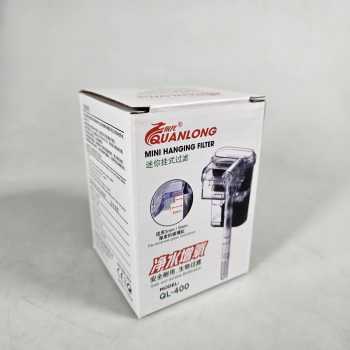Gambar produk QUANLONG Mini Mounted Fish Tank Waterfall Filter EU Plug 2.5W 220V - QL-400