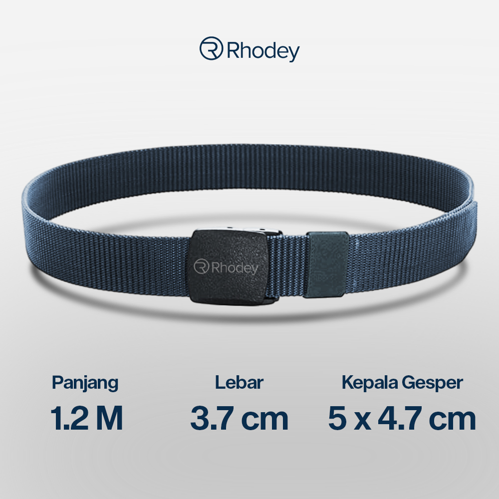 Gambar produk Rhodey Tali Ikat Pinggang Pria Anti X-Ray Plastik Automatic Buckle - 899