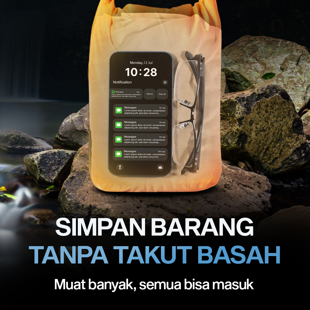 Gambar produk SUBITO Tas Outdoor Waterproof Storage Bag Drybag 3L - JP727