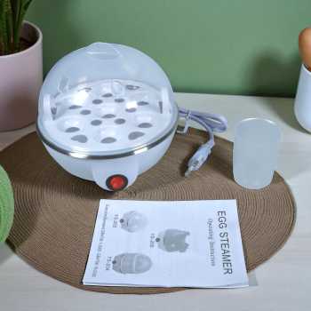 Gambar produk BONIN Alat Rebus Telur Elektrik Mini 7 Slot Egg Steamer 220V 350W - BN-10