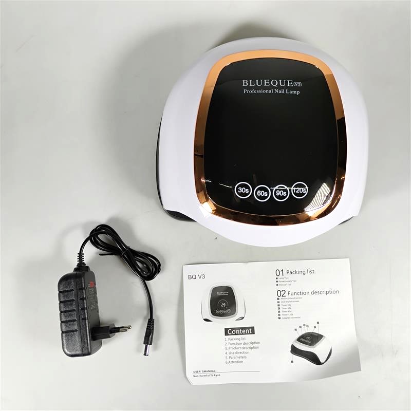 Gambar produk BLUEQUE Pengering Kutek UV Lamp Nail Dryer 168W - BQV3