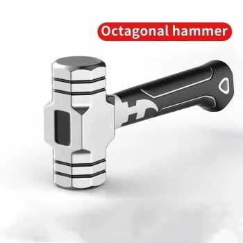 Gambar produk Arrizo Palu Batu Mini High Carbon Steel Octagonal Hammer 17.6cm - AR-176