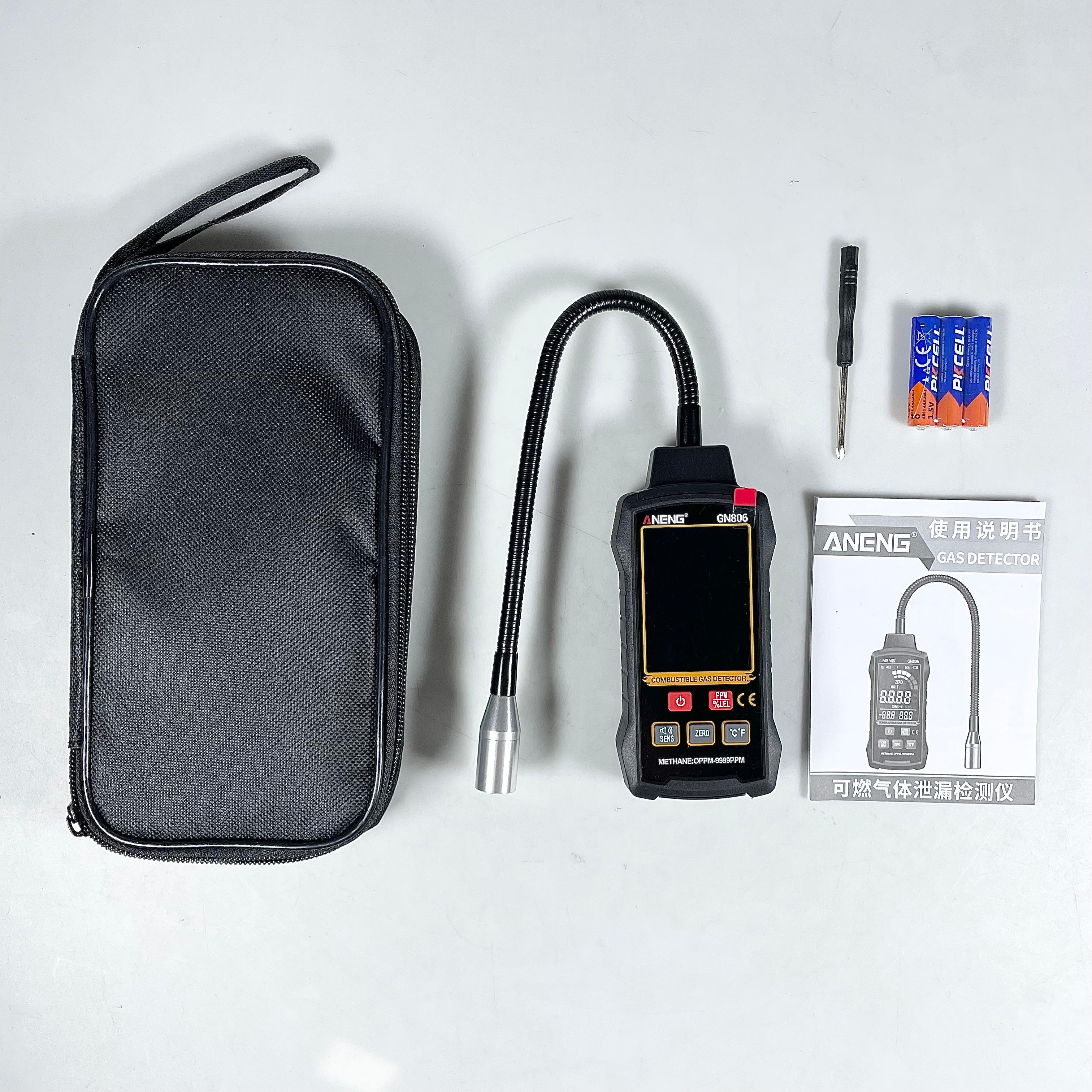 Gambar produk Aneng Alat Deteksi Gas Bocor Leak Combustible Detector LCD Digital - GN806