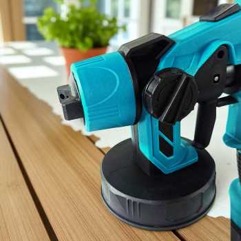 Gambar produk Taffware Spray Gun Electric Airbrush Cordless Paint 1L 1500mAh - TTK7