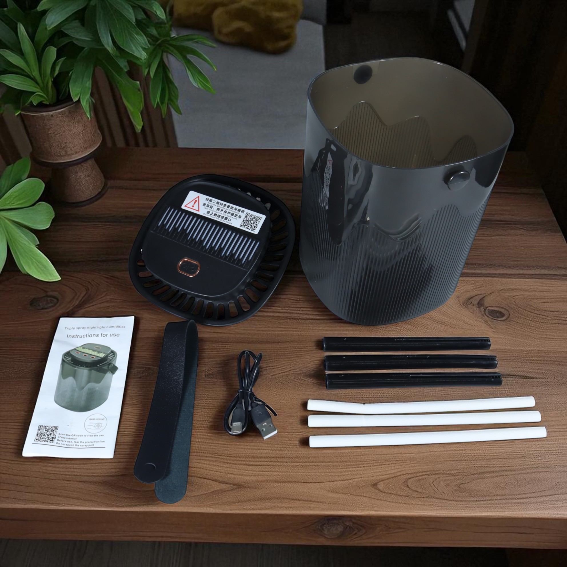 Gambar produk YUKANG Humidifier Large Capacity Three Spray Rechargeable 2400mAh 3L - X6
