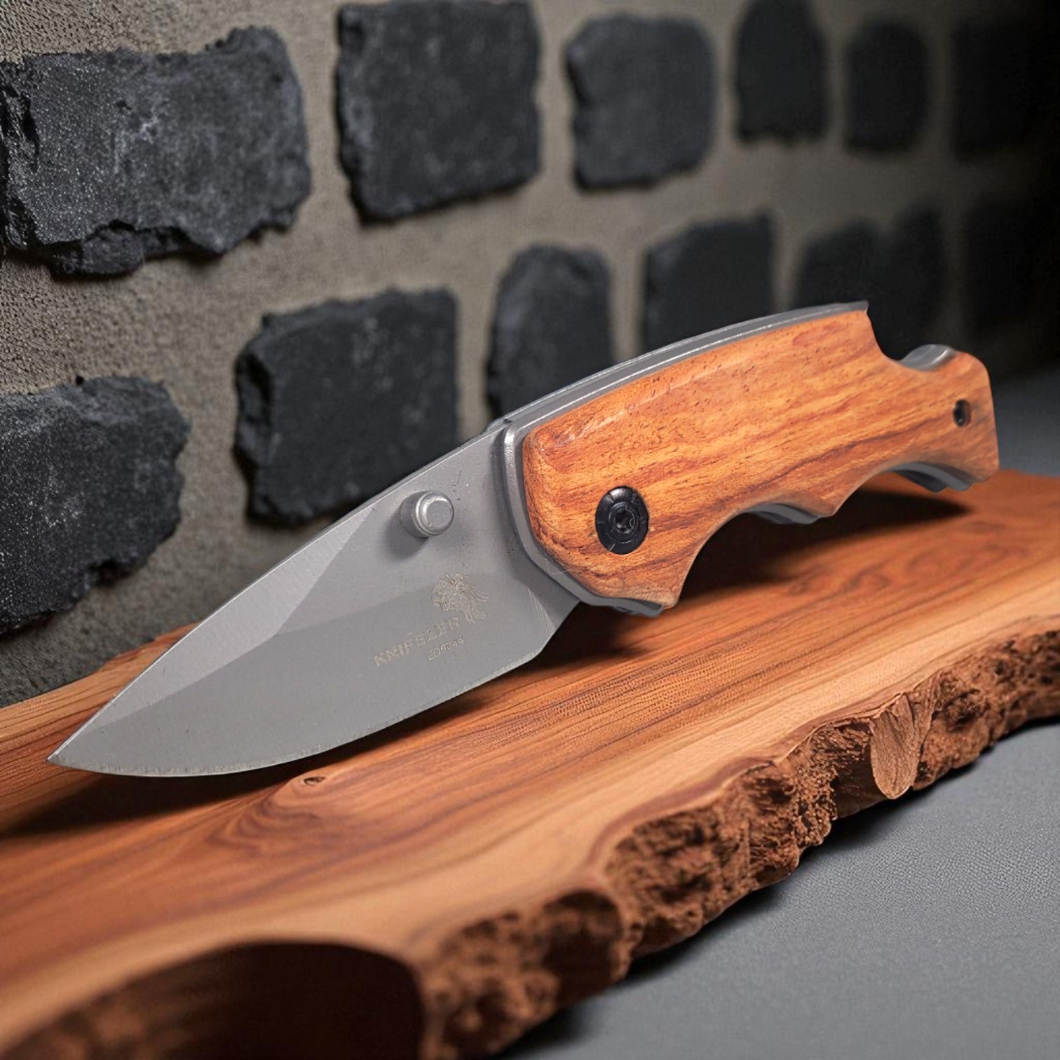 Gambar produk KNIFEZER Pisau Lipat Mini Folding Tactical Knife Survival Hunting Tool - ED5044