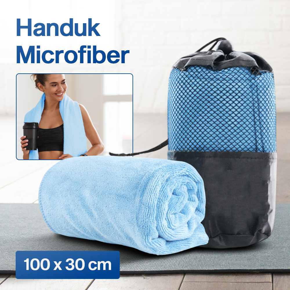 Gambar produk BUBM Handuk Microfiber Quick Dry 100x30cm - U0755