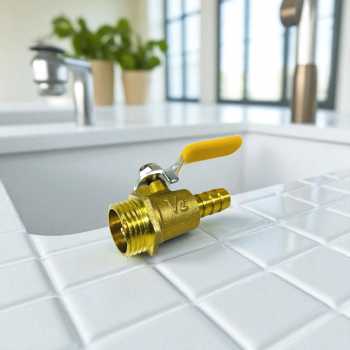 Gambar produk Slyz Katup Kontrol DN15 Handle Single Gas Valve Drat 1/2 ke 3/8 Inch - Slyz42