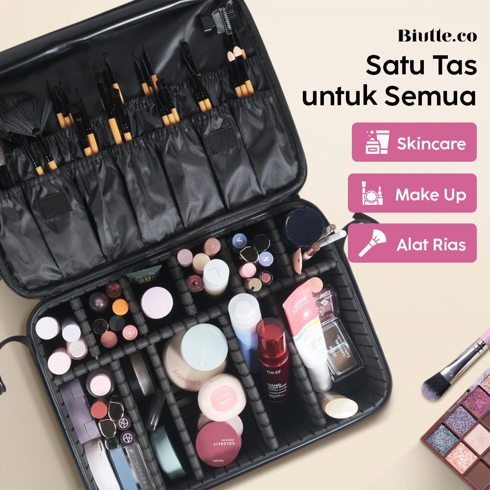Gambar produk Biutte.co Tas Kosmetik Make Up Travel Organizer Bag Wanita 40x29x14cm - X3235