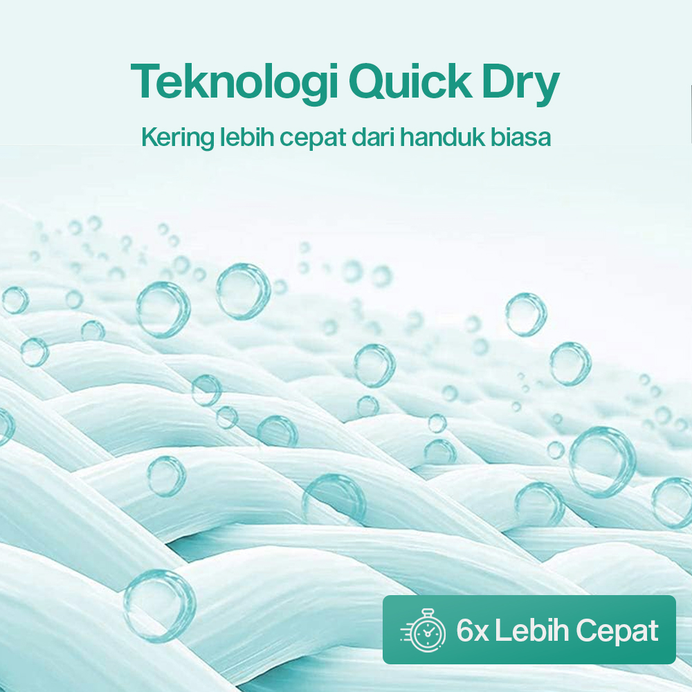 Gambar produk Handuk Microfiber Quick Dry 100x30cm with Storage Bag - W-580