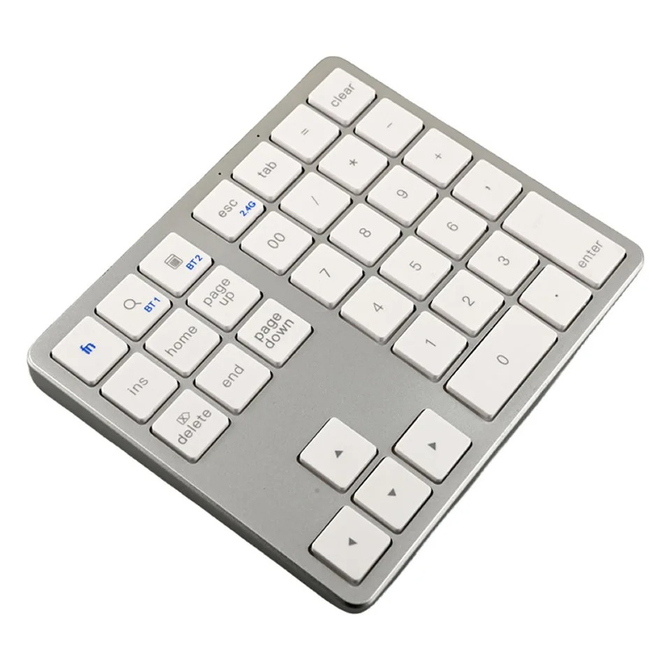 Gambar produk MRSVI Keyboard Numeric Wireless 2.4GHz Bluetooth Silent Click Keypad - K35