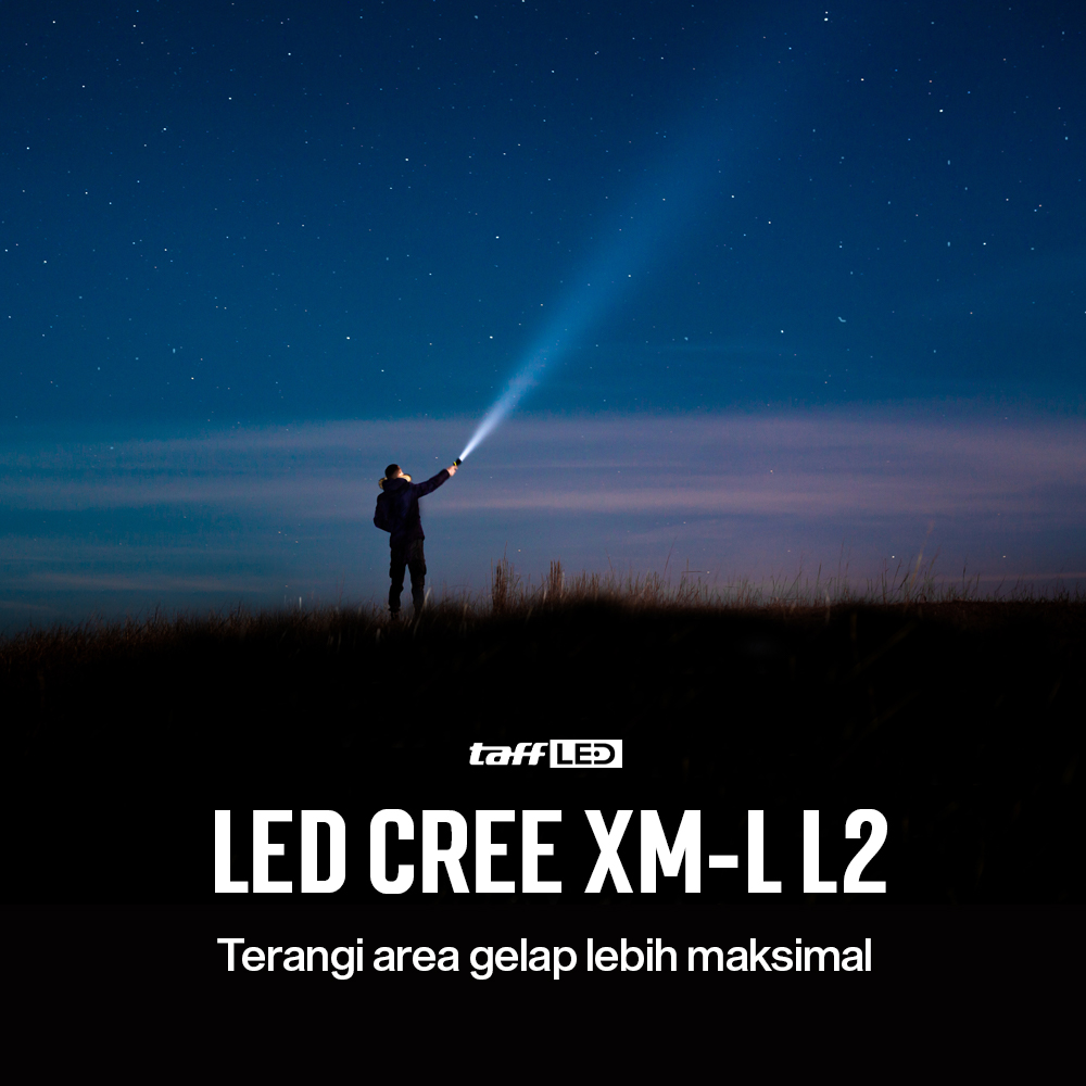 Gambar produk TaffLED Senter LED Torch Hunting Cree XM-L L2 6500 Lumens - 701