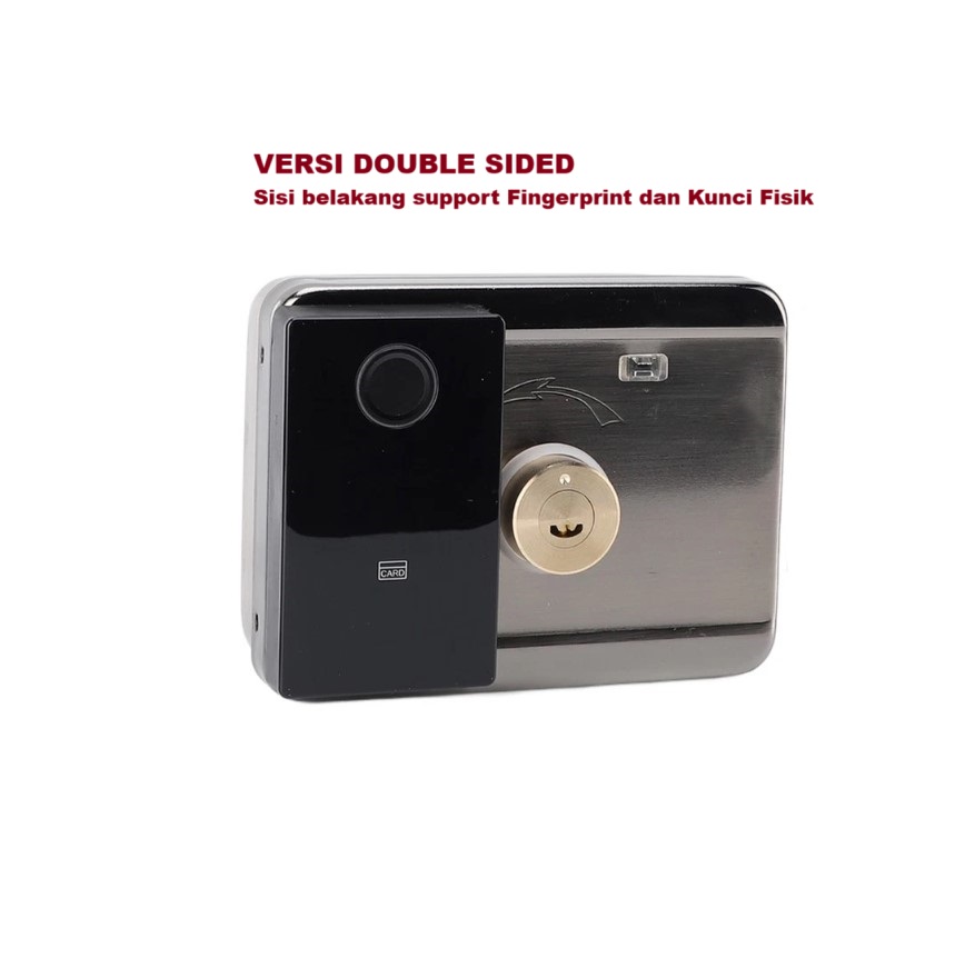 Gambar produk TaffHOME Smart Door Lock Fingerprint Password Card Waterproof IP66 Double Sided - G23