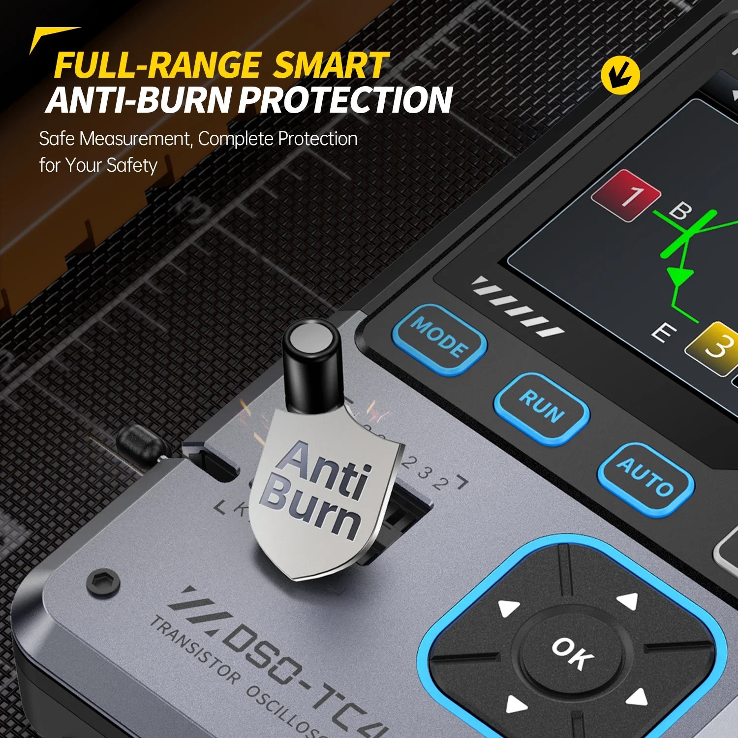 Gambar produk FNIRSI Osiloskop Digital Oscilloscope 3in1 Transistor Signal Generator - DSO-TC4