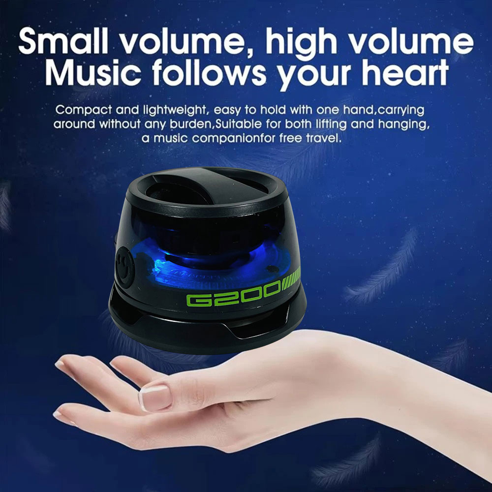 Gambar produk VIKEFON Speaker Bluetooth Portable Magnetic TWS Subwoofer 5W - G200