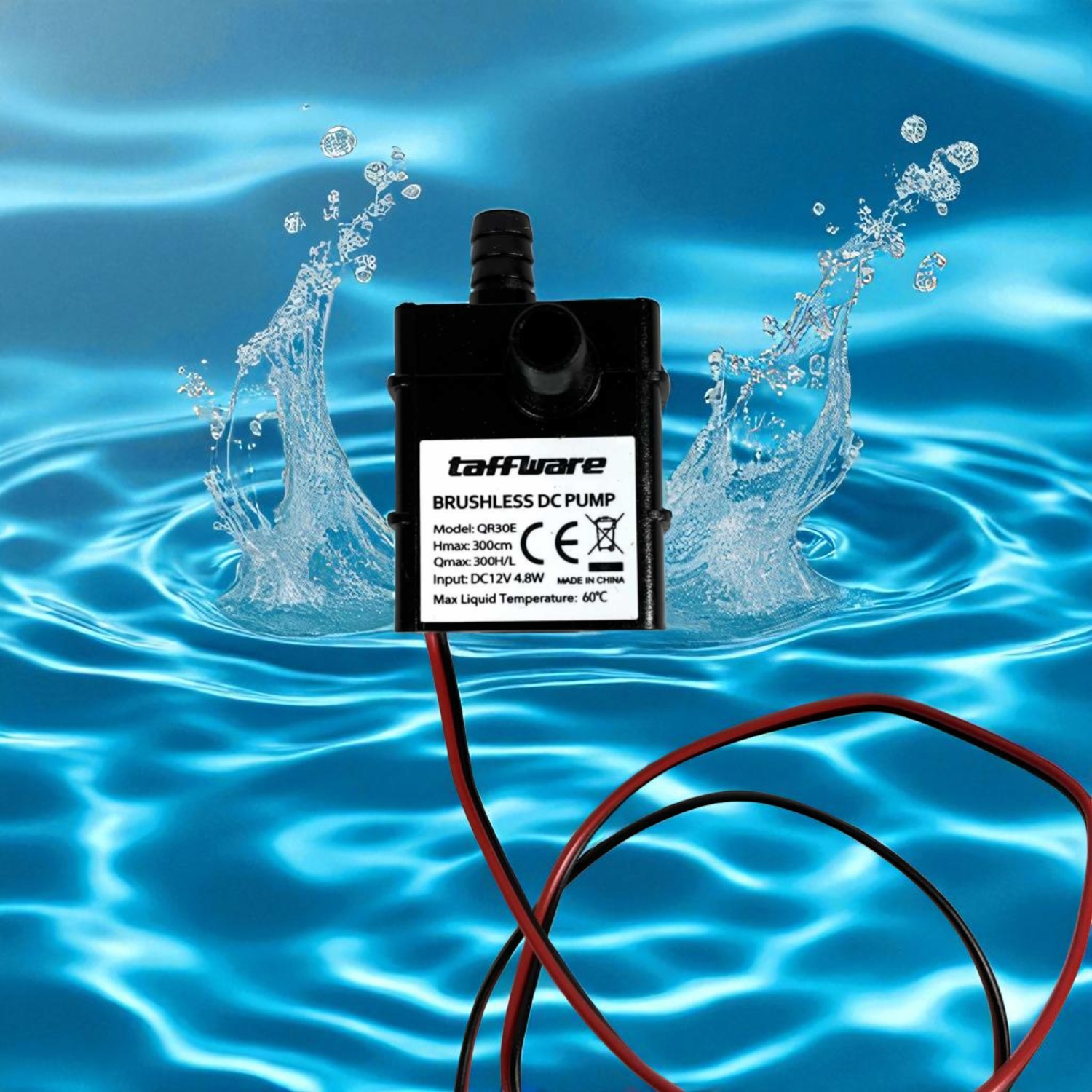 Gambar produk Taffware Pompa Air Akuarium Ikan Submersible Pump Fish Tank - QR30E
